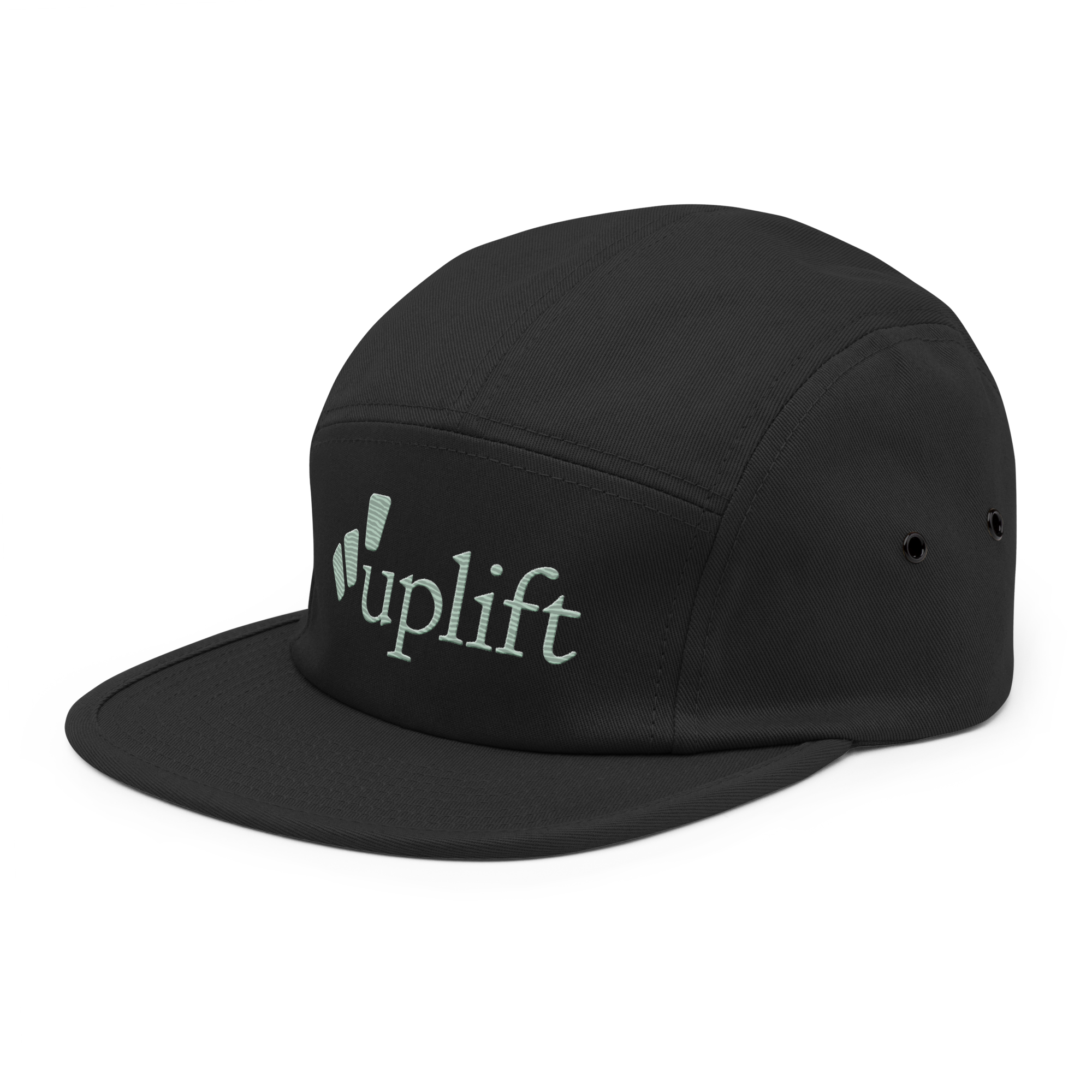 uplift five-panel cap - charcoal / sage