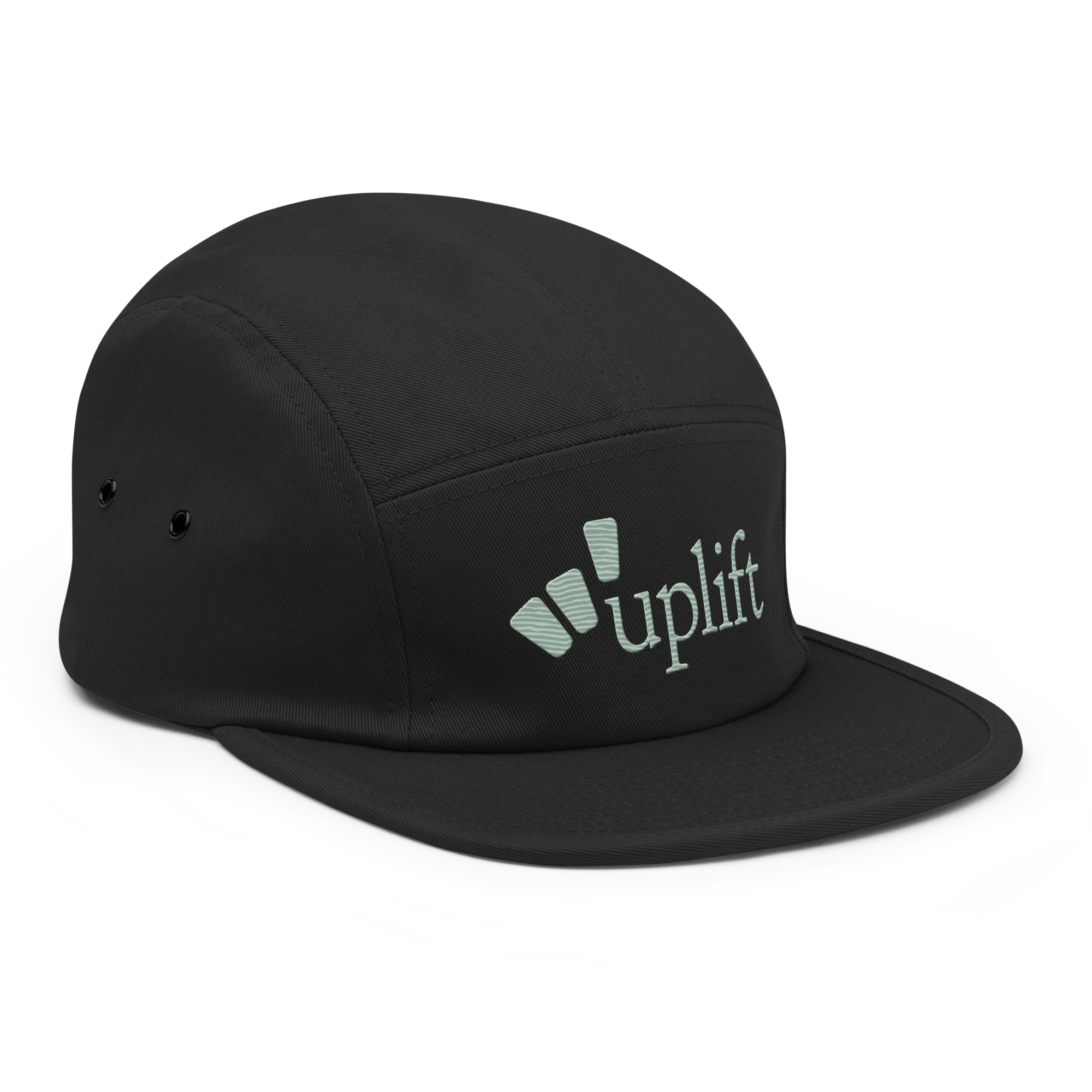 uplift five-panel cap - charcoal / sage
