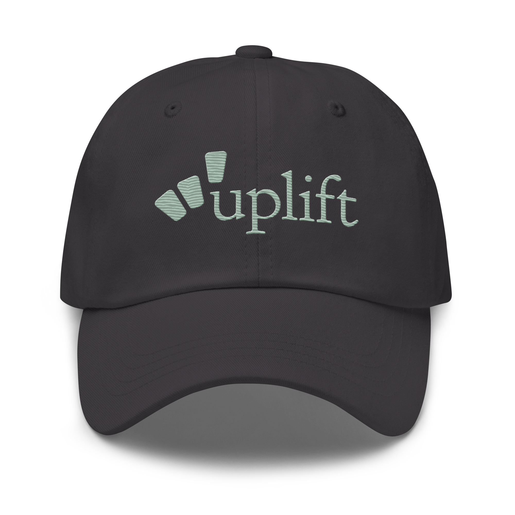 uplift classic dad hat - charcoal / sage