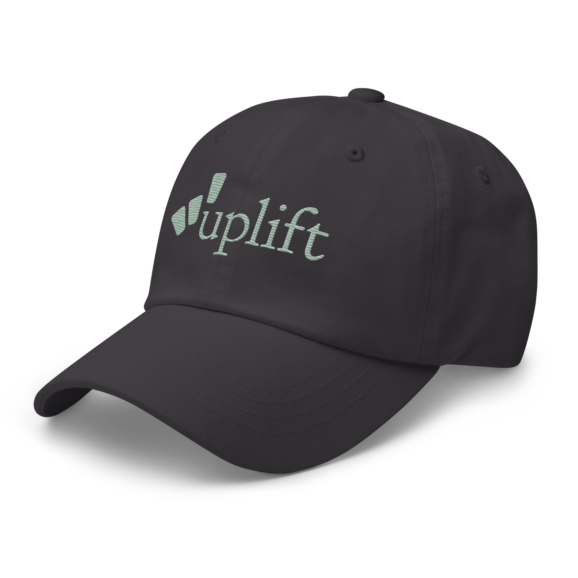 uplift classic dad hat - charcoal / sage