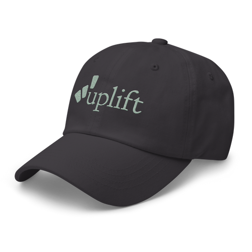 uplift classic dad hat - charcoal / sage