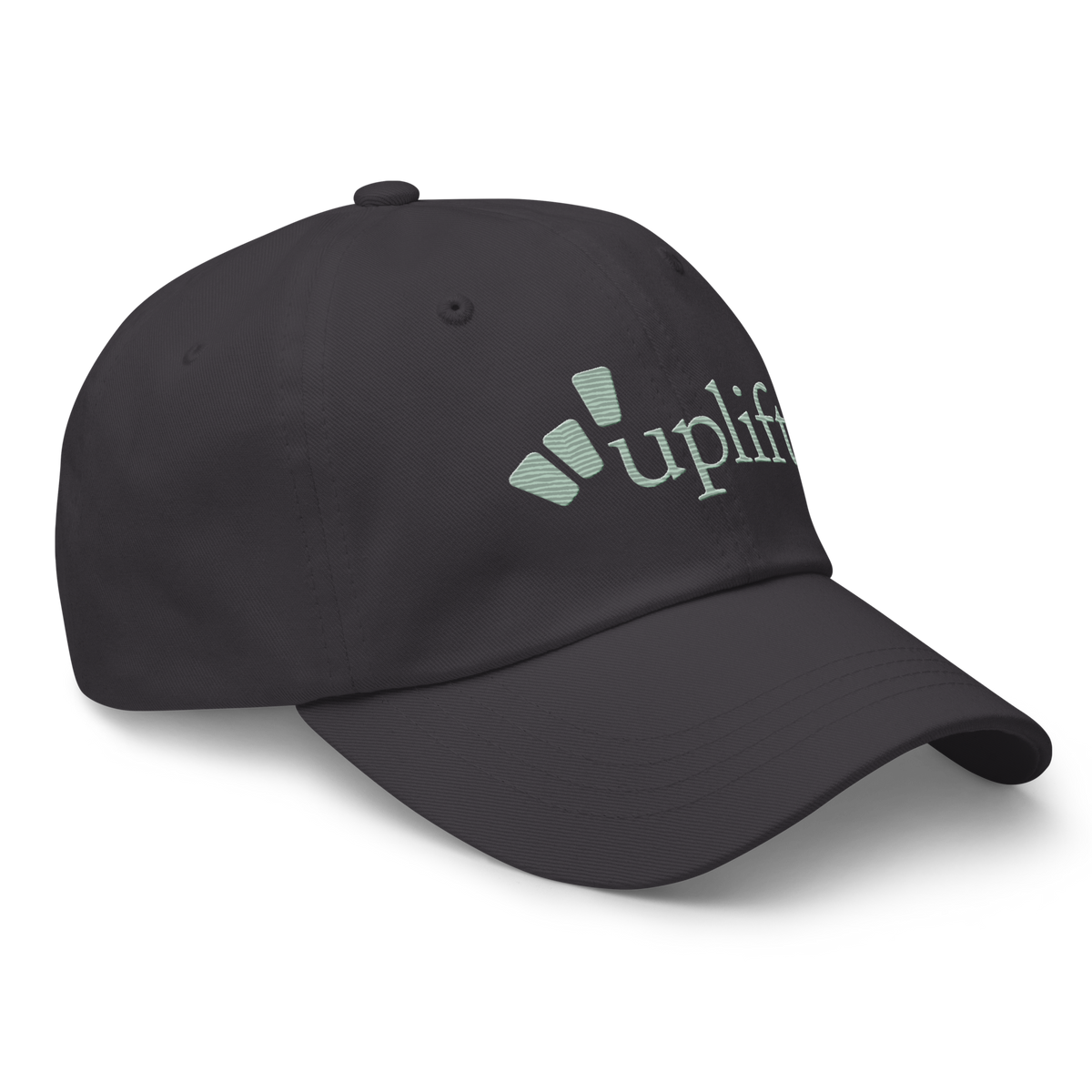 uplift classic dad hat - charcoal / sage