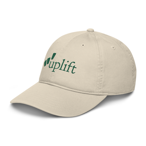 uplift baseball cap - cream / emerald
