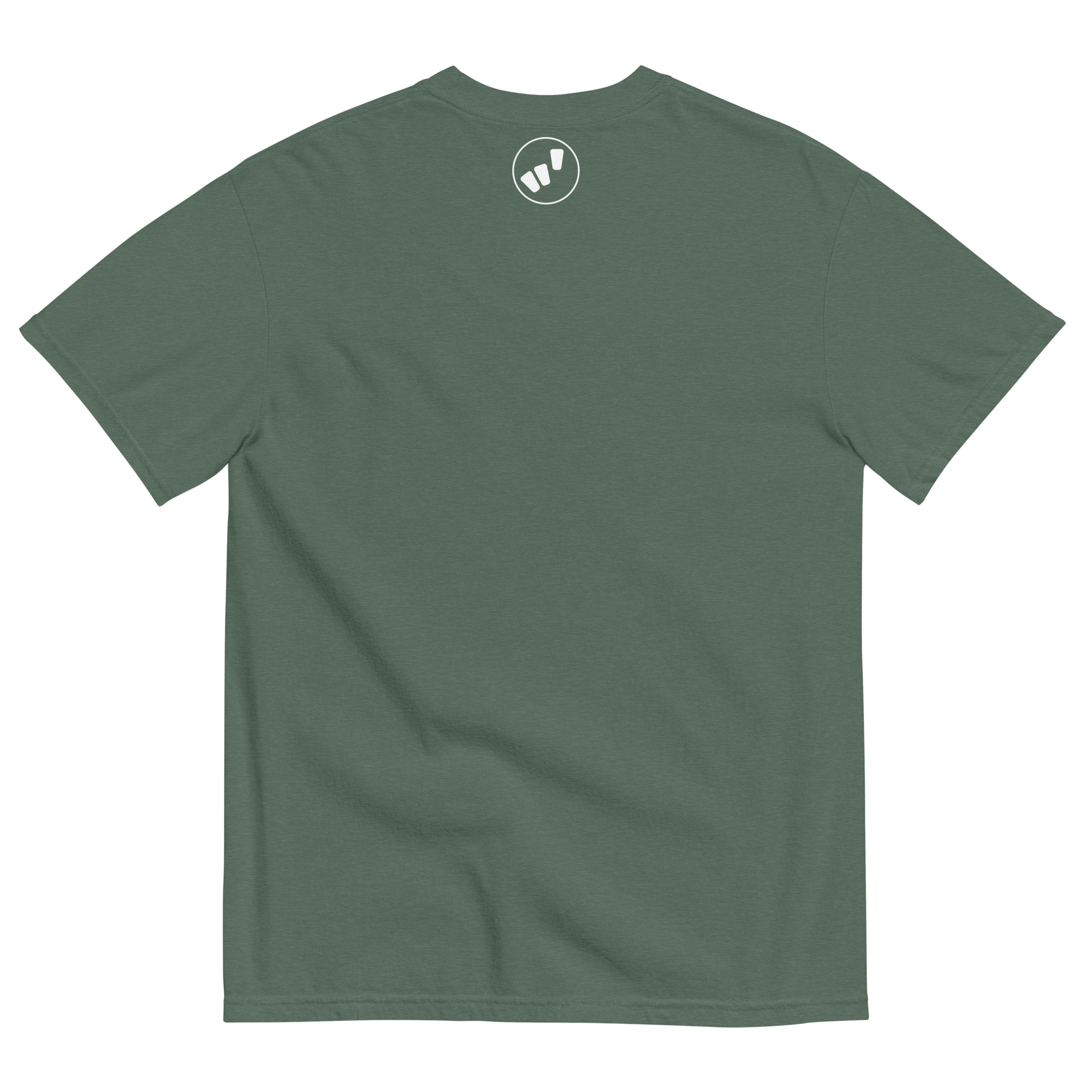uplift classic t-shirt - emerald / white