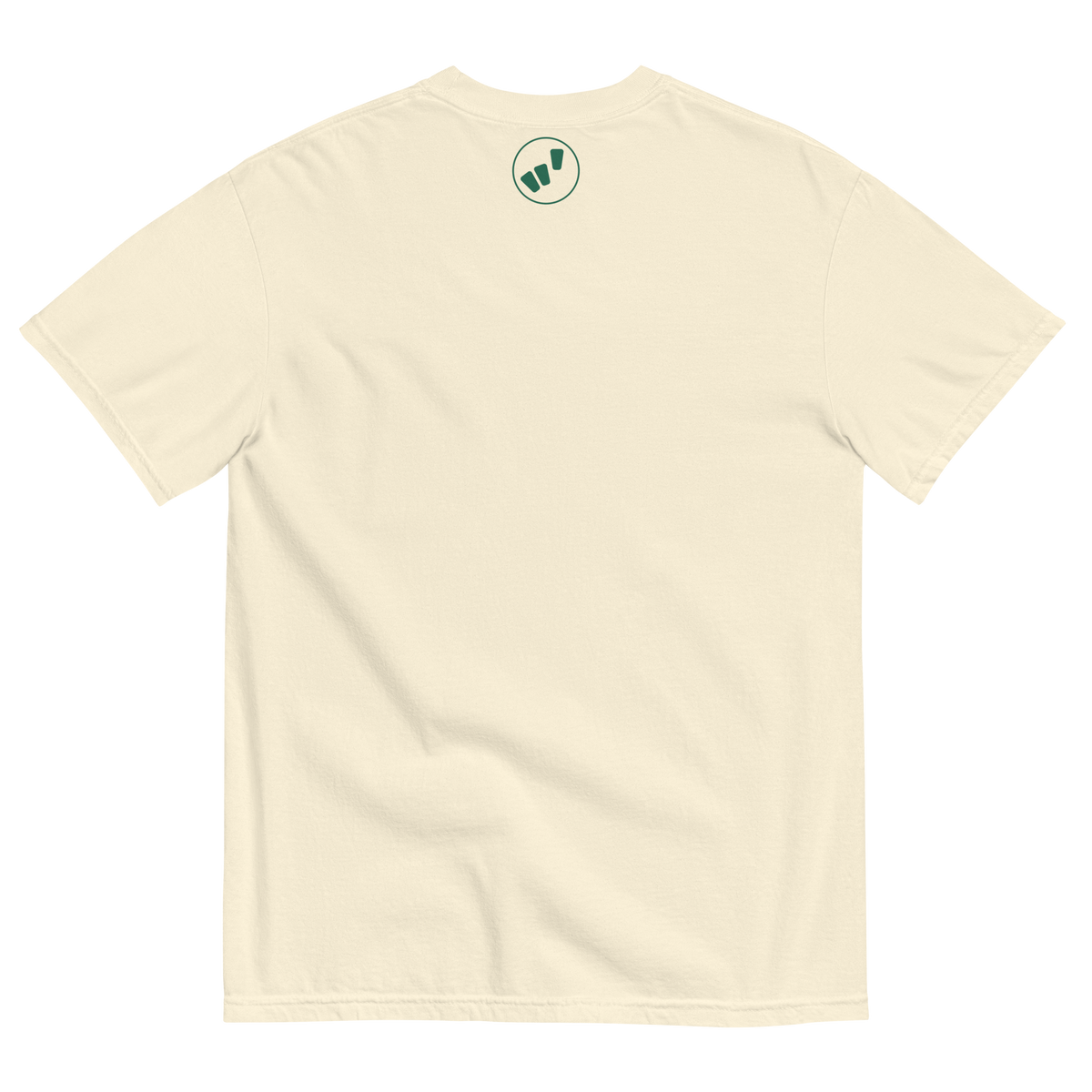 uplift classic t-shirt - sand / emerald